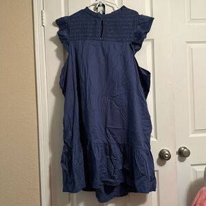 Old Navy 4X Denim Blue Dress NWT
